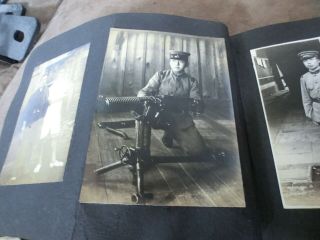 Ww2 Era Japanese Army Photo Album 60,  Photos Manchuria Machine Gun Arisaka Rifle