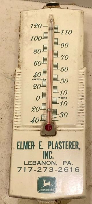 1950s John Deere Tin Thermometer