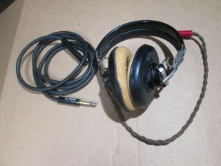 Unissued/nos Usgi Ww2 Usaaf Pilot Head Phone Headset With Cord Extension