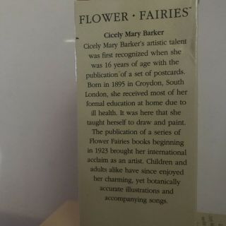 Flower Fairies”The White Binweed Fairy”Series V Ornament Cicely Mary Barker 1999 3