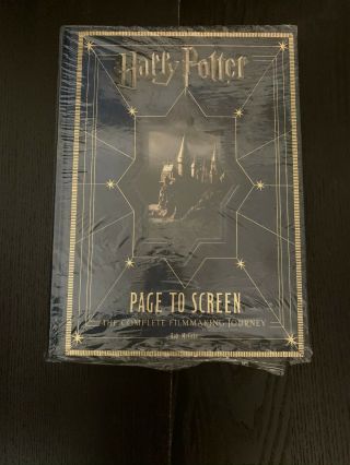 Harry Potter Page To Screen The Complete Filmmaking Journey Hardcover Mccabe
