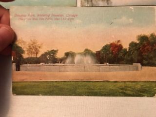 5 Different DOUGLAS PARK Vintage Postcards,  Chicago,  Illinois 2