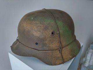 Orig.  Ww2 German M42 Elite Helmet,  Stahlhelm Wwii