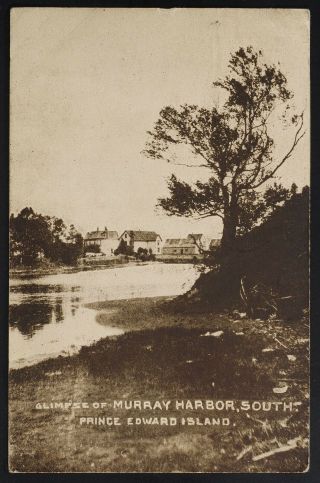 Glimpse Of Murray Harbor South Prince Edward Island Postmark Charlottetown 1908