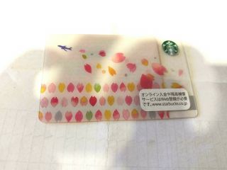 Starbucks Japan Ana Card Airplane Sakura 2015 Limited Cherry Blossom -