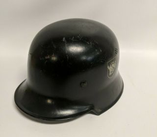 World War Ii German Metal Helmet With Liner Hard To Find