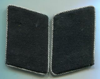 German World War Ii Waffen Elite Sd Police Officers Collar Tabs
