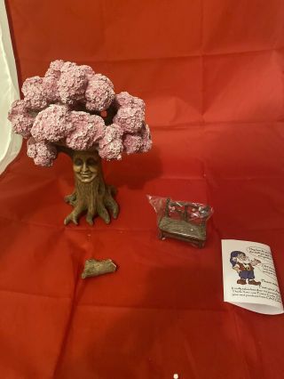 Fairy Garden Miniature Figurine Ethan’s Magical Tree With A Matching Fairy Bench