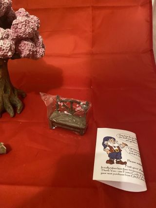 Fairy Garden Miniature Figurine Ethan’s Magical Tree with a Matching Fairy Bench 3