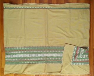 Vintage Hand Woven Cotton Fabric Yardage Bat Pattern Novelty Print Andean Andes 3