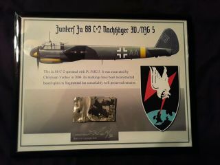 Junkers Ju 88 Night Fighter Relic – World War 2 Veteran