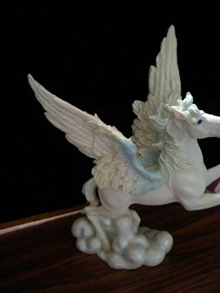 White Pegasus Winged Horse Figurine 10 