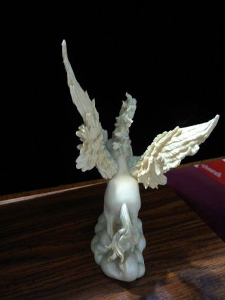 White Pegasus Winged Horse Figurine 10 