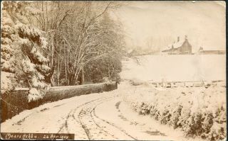 Mears Ashby Near Wellingborough,  April 1908 Snowstorm Extreme Weather Event Rp