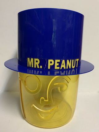 Vtg Planters Mr.  Peanut Large Counter Top Display 1979 Plastic 12 1/4 " Tall
