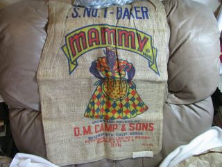 Mammy Brand 50 Pound No 1 Potatoes Burlap Gunny Sack Bakersfield Ca