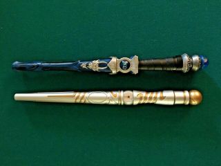 Great Wolf Lodge 2 Magiquest Wands Magic Quest Silver/gold & Blue/black/silver