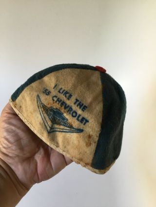 Beanie Hat From A Chevrolet Dealership Promoting The 1955 Chevy