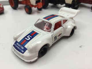 Vintage 1977 Tomy Tomica No F31 White Porsche Turbo Martini 1:64 Japan Variation