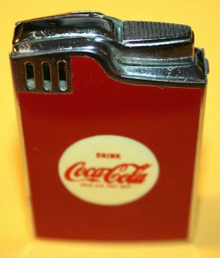 Vintage Coca Cola Musical Cigarette Lighter Hadson " Blue Bird " 1950 