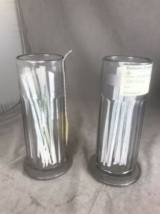 1920’s - 1950’s Glass Straw Holder.