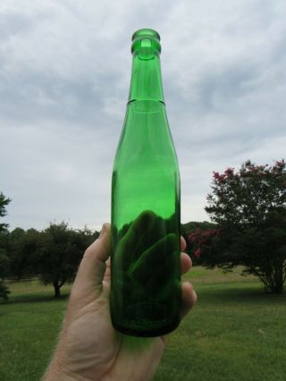 Vintage Green Cheerwine Bottling Co.  Bottle,  By Owens - Illinois,  Shape