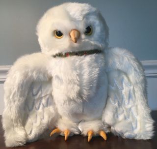 2001 Warner Brothers Store Harry Potter Hedwig 12 " White Plush Owl