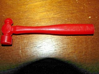 Vintage Buddy L Plastic Red Hammer 3 Inches 1950 