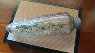 Antique Glass Candy Container Corn On The Cob