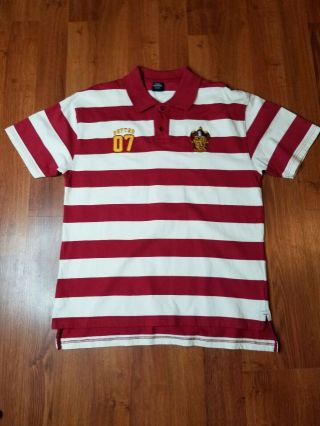 Harry Potter 07 Gryffindor Quidditch Rugby Polo Shirt Men 