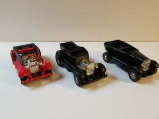 Vintage Tiny Tonka Set Of 3 Model A 