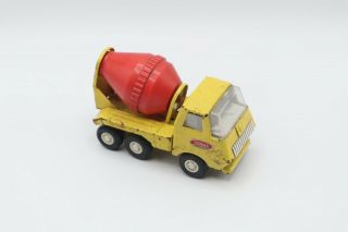 1970 55040 Tonka Cement Concrete Mixer Pressed Steel Yellow And Red Construction