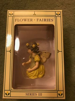 Flower Fairies Cicely Mary Barker Series Iii Figurine Black Medick Fairy Girl