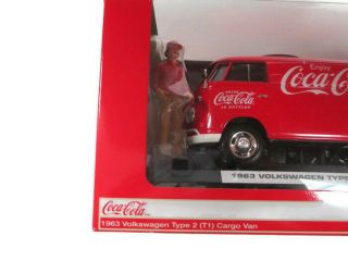 Coca - Cola 1967 Vw T1 Cargo Van W/ Driver Special Listing