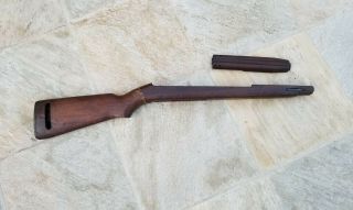 Wwii Winchester M1 Carbine Wood Rifle Stock Set – Oval Cut - Low Wood - P Hg