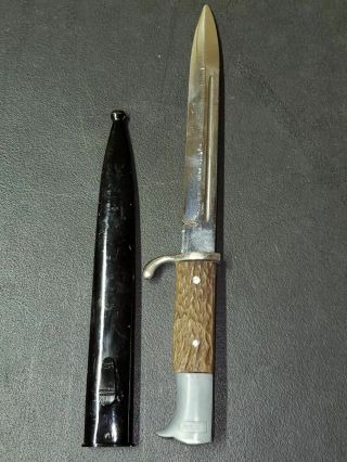 Wwii German Fire - Police Parade Bayonet With Stag Handle