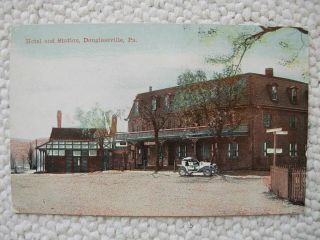 Douglassville Pa - Reading Railroad Station - Hotel - Amity - Oley - Berks Co Pennsylvania