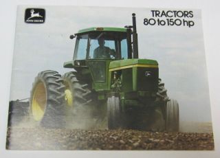 John Deere 30 Series Tractor With Hi - Crops Brochure 52 Pages