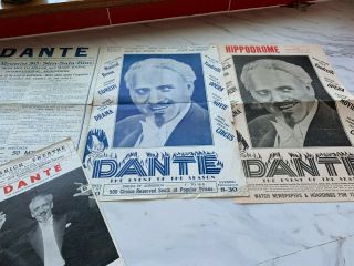 Dante Magic Posters @ Programme Collectable Magic