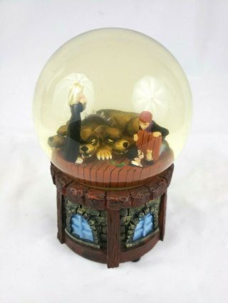 Harry Potter Musical Snow Globe 2001 Cerberus Fluffy 5.  5 Inches