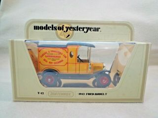 Matchbox Y12 1912 Ford Model T Classic & Collectibles Car Extravaganza