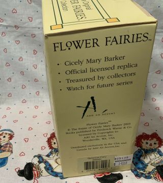 FLOWER FAIRIES ORNAMENT Cicely Mary Barker : THE GERANIUM FAIRY NMIB 86992 3