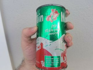 1960 ' s Collectible Vintage Steel Open Mountain Dew Can 2