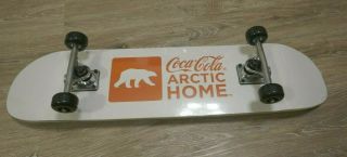 Coke Coca Cola Artic Home Polar Bear Skateboard - 31 " X 7.  5 " -
