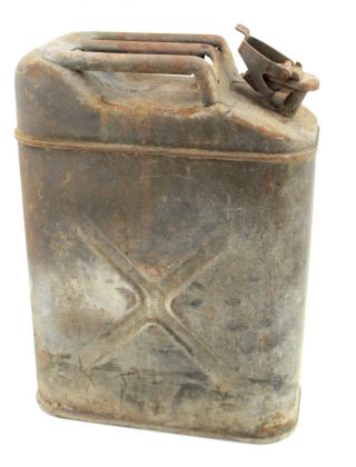Early Type 1943 Wwii Usmc Marine Corps Jerry Can Fuel / Gas Jug Steel
