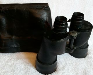 Vintage WW2 Spencer Lens 1943 Binoculars With Leather Field Cover 2