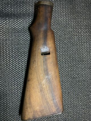 G.  98/40 Mauser Ww2 Butt Stock W/ Butt Plate,  Screws And Front Mounting Plate