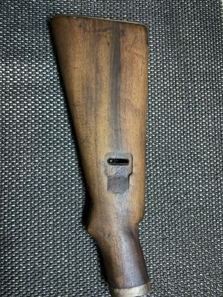 G.  98/40 Mauser WW2 Butt Stock W/ Butt Plate,  Screws And Front Mounting Plate 2