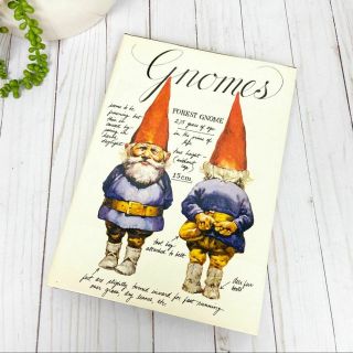 Gnomes Hardcover 1977 Book By Rien Poortvliet/huygen Harry Abrams Collectible