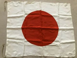 Vintage Imperial Japanese Silk Flag 2